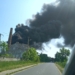 Pożar zbiorników z chemikaliami w miejscowości Łanięta