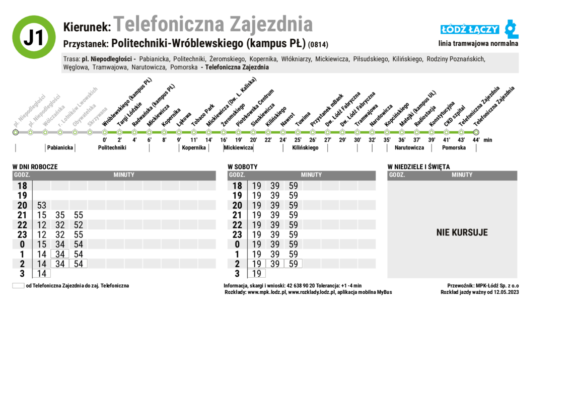 W piątkowe popołudnie zaczną kursować linie specjalne na Juwenalia