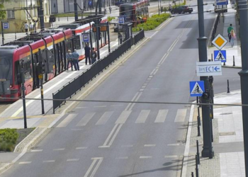 zatrzymanie ruchu tramwajów na Kilińskiego