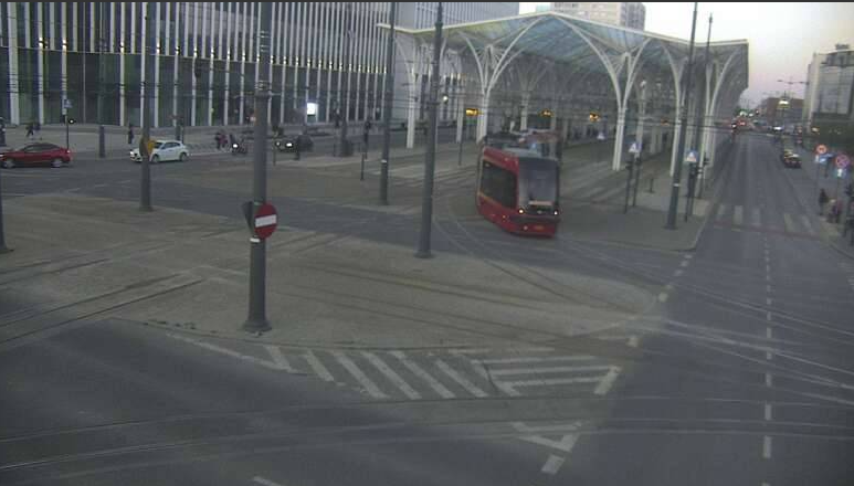 Zatrzymanie ruchu tramwajowego na Mickiewicza