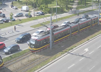 zatrzymanie ruchu tramwajów na Zachodniej