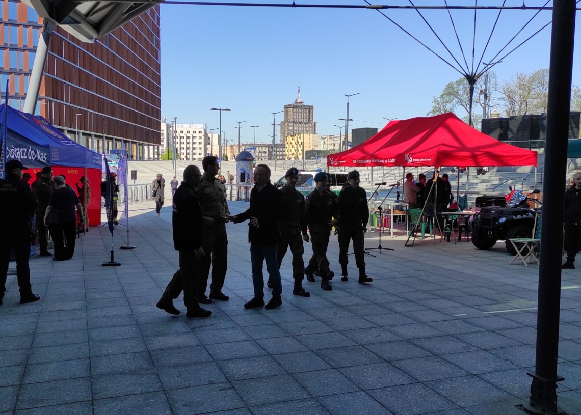 Festiwal Zawodów Mundurowych na Dworcu Łódź Fabryczna [ZDJĘCIA]