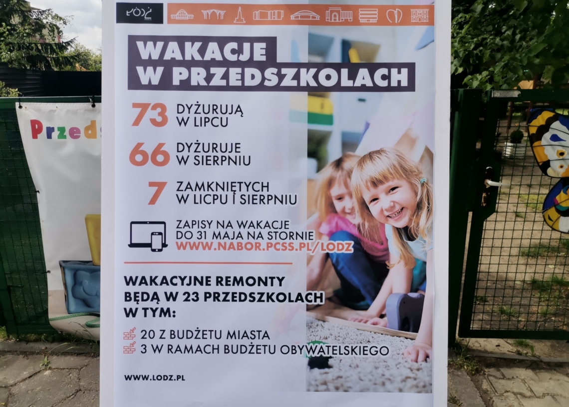 wakacyjny pobyt dzieci w przedszkolach