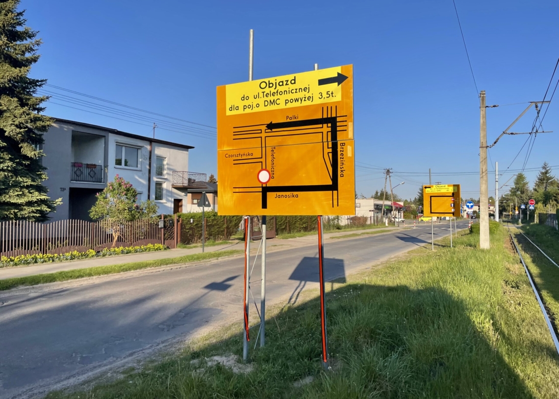 Przebudowa Telefonicznej. Jak postępują prace? [ZDJĘCIA]