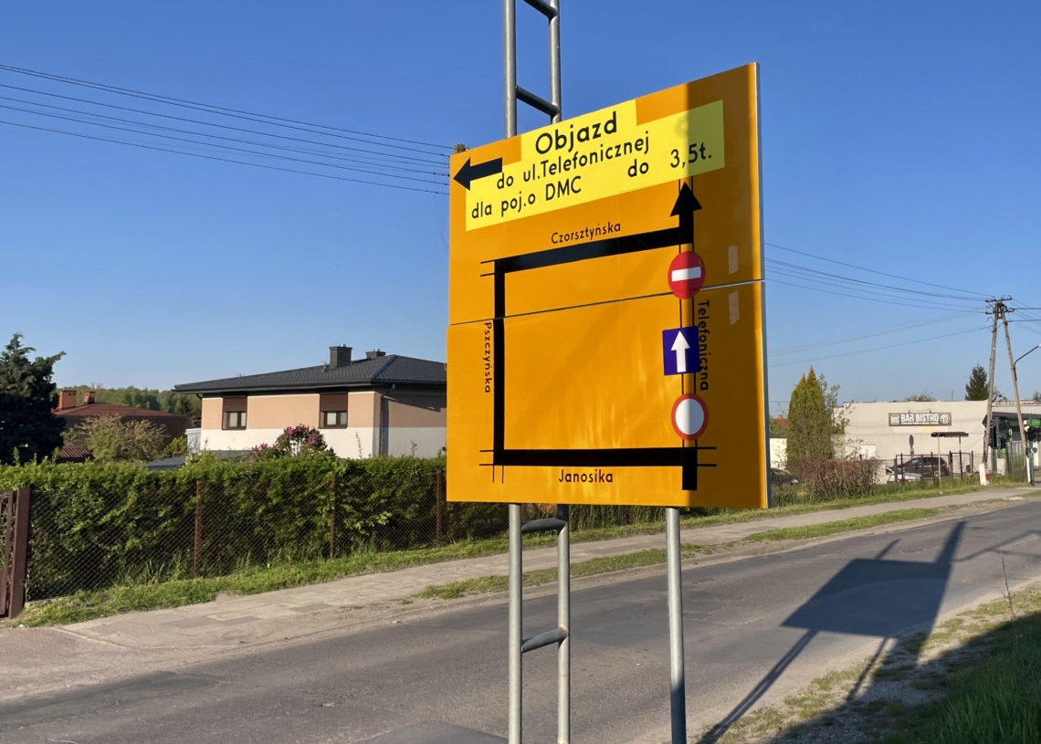 Przebudowa Telefonicznej. Jak postępują prace? [ZDJĘCIA]