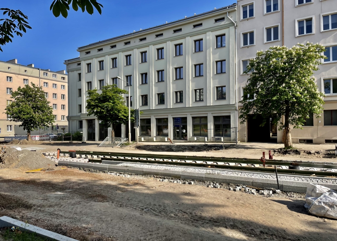 Modernizacja Północnej. Postęp prac od strony skrzyżowania z Franciszkańską i Kilińskiego [ZDJĘCIA + WIDEO]