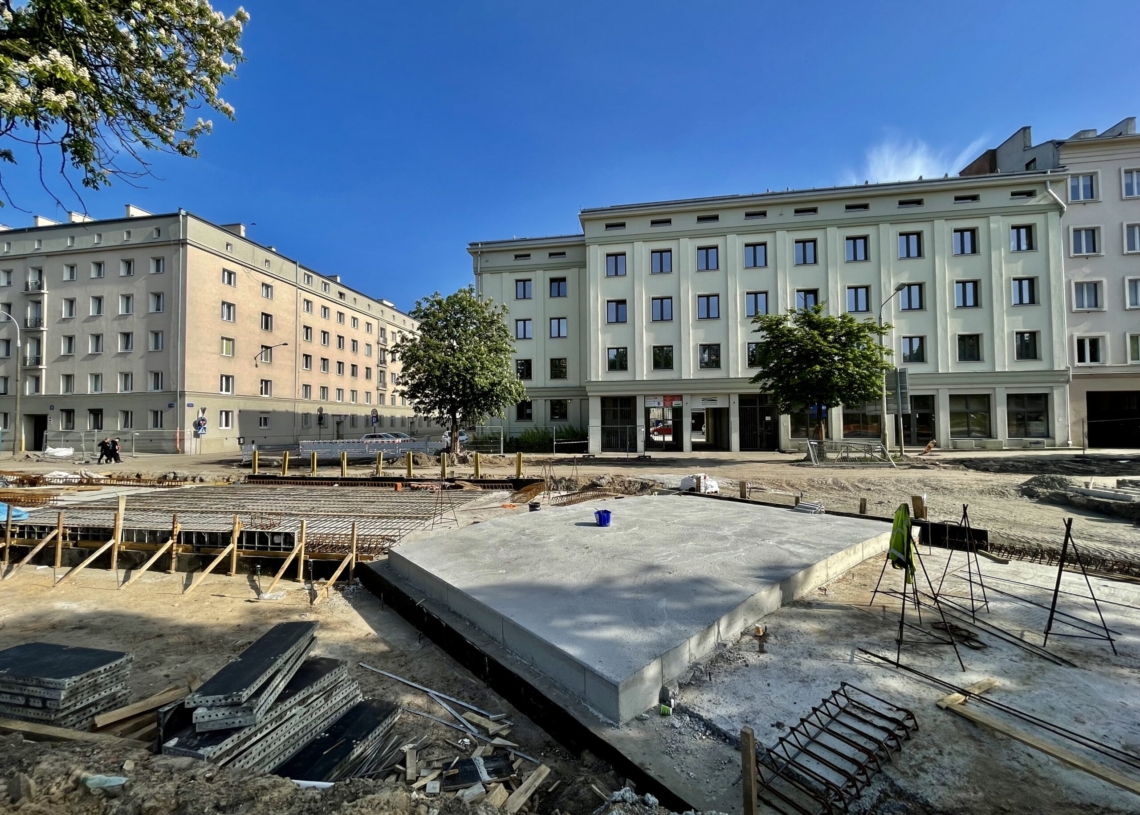 Modernizacja Północnej. Postęp prac od strony skrzyżowania z Franciszkańską i Kilińskiego [ZDJĘCIA + WIDEO]