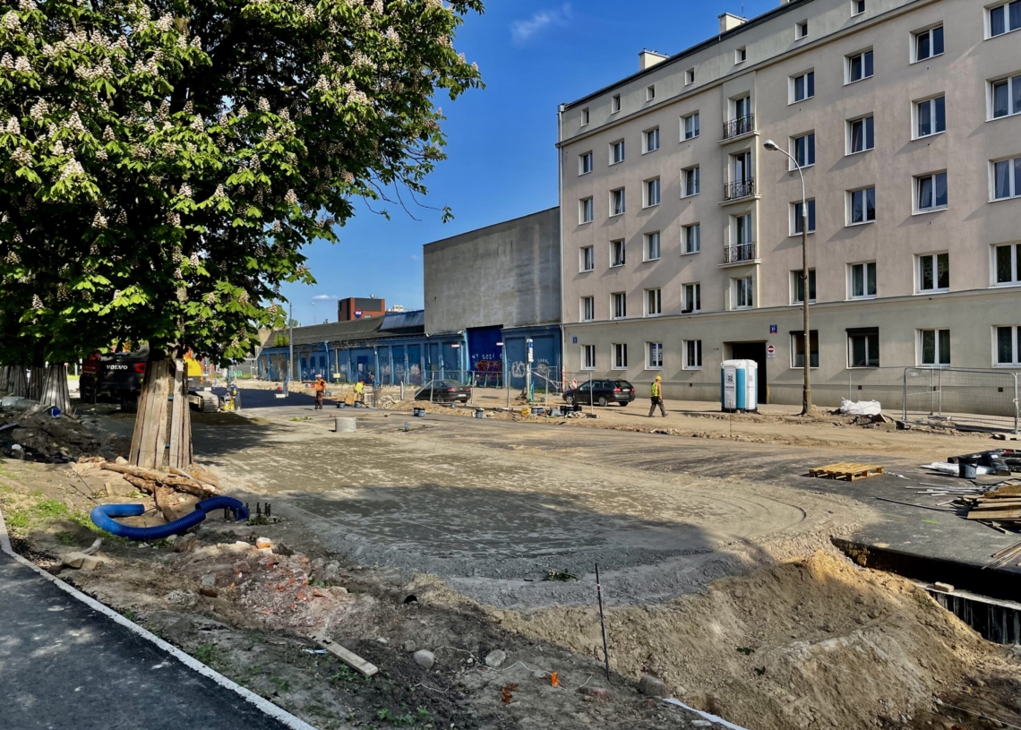 Modernizacja Północnej. Postęp prac od strony skrzyżowania z Franciszkańską i Kilińskiego [ZDJĘCIA + WIDEO]