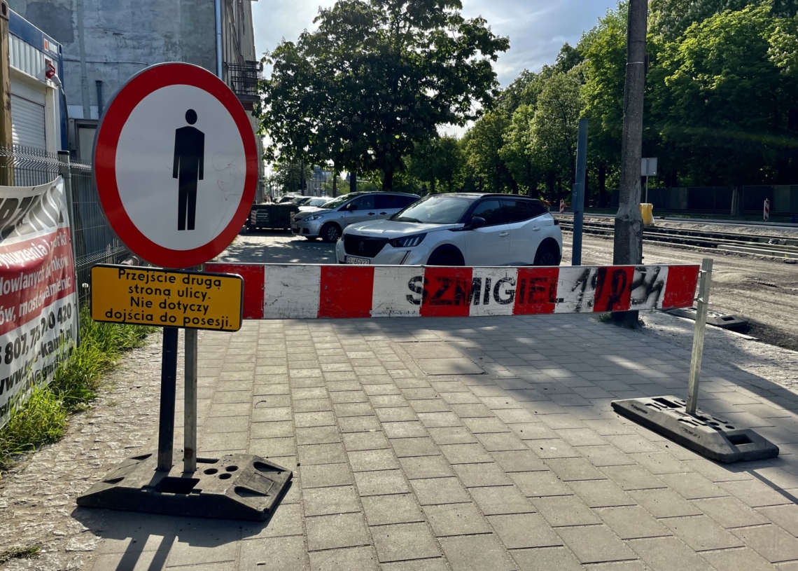 Modernizacja Północnej. Postęp prac od strony skrzyżowania z Franciszkańską i Kilińskiego [ZDJĘCIA + WIDEO]