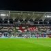 Doping kibiców w meczu ŁKS Łódź - Wisła Kraków