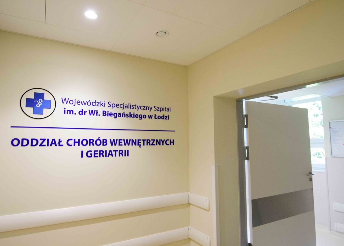 Otwarto wyremontowany oddział geriatryczny w szpitalu im. Biegańskiego w Łodzi
