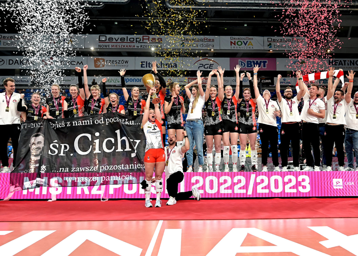 Developres BELLA DOLINA Rzeszów – ŁKS Commercecon Łódź 2:3. Siatkarki ŁKS-u Commercecon Łódź mistrzyniami Polski!!! [ZDJĘCIA]