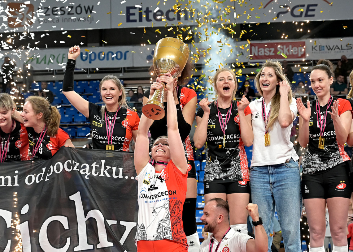 Developres BELLA DOLINA Rzeszów – ŁKS Commercecon Łódź 2:3. Siatkarki ŁKS-u Commercecon Łódź mistrzyniami Polski!!! [ZDJĘCIA]
