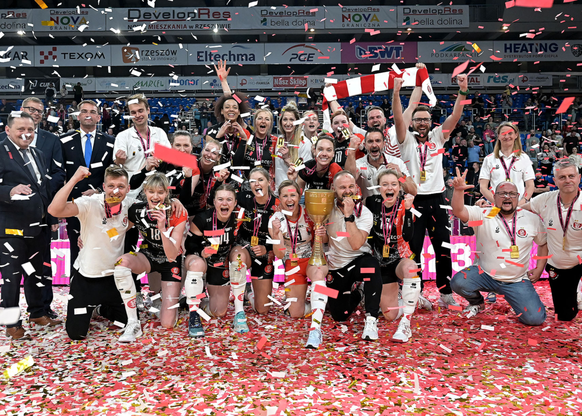 Developres BELLA DOLINA Rzeszów – ŁKS Commercecon Łódź 2:3. Siatkarki ŁKS-u Commercecon Łódź mistrzyniami Polski!!! [ZDJĘCIA]