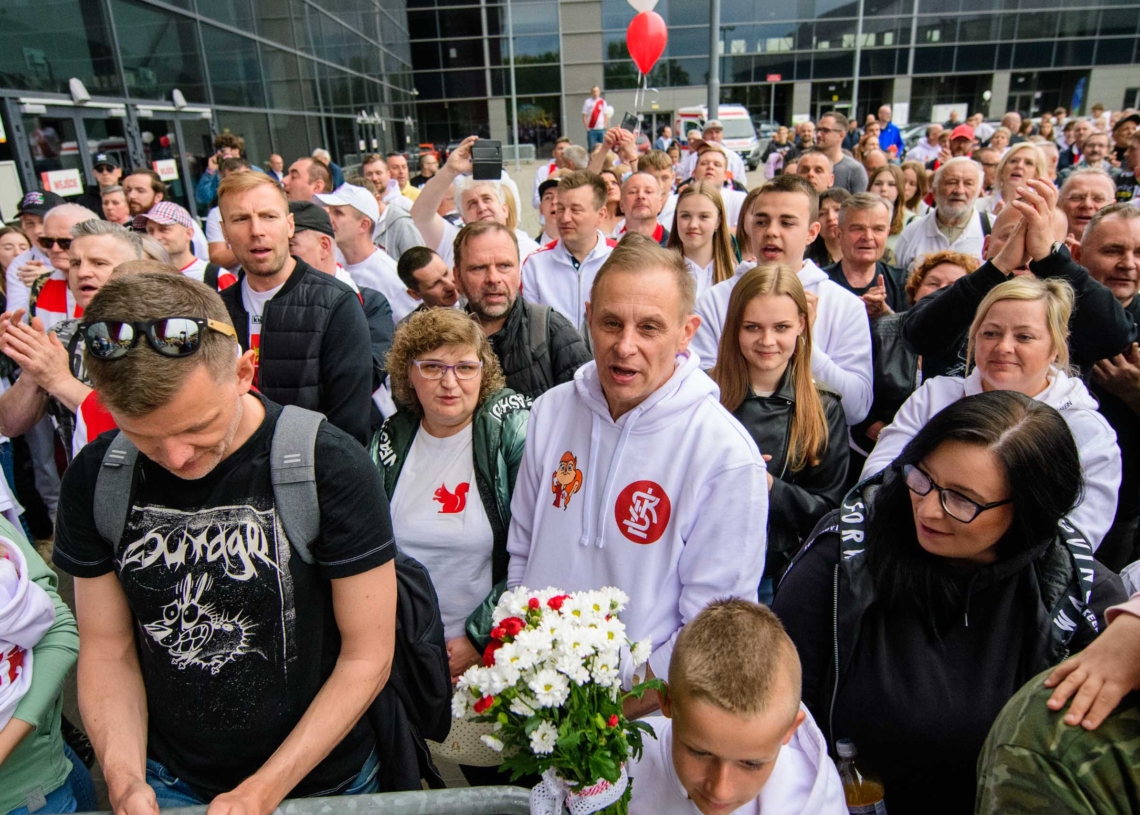 Łódzkie Wiewióry świętują z kibicami