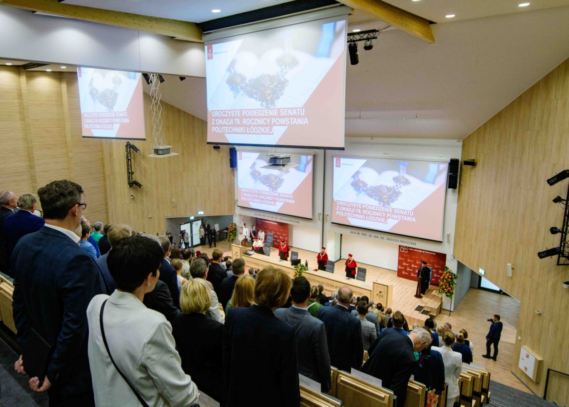 78 lat Politechniki Łódzkiej. Uroczyste posiedzenie senatu uczelni
