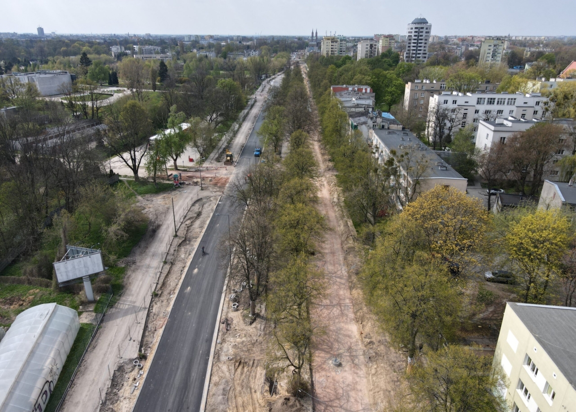 Od poniedziałku (8 maja) zmiana organizacji ruchu na modernizowanej Wojska Polskiego