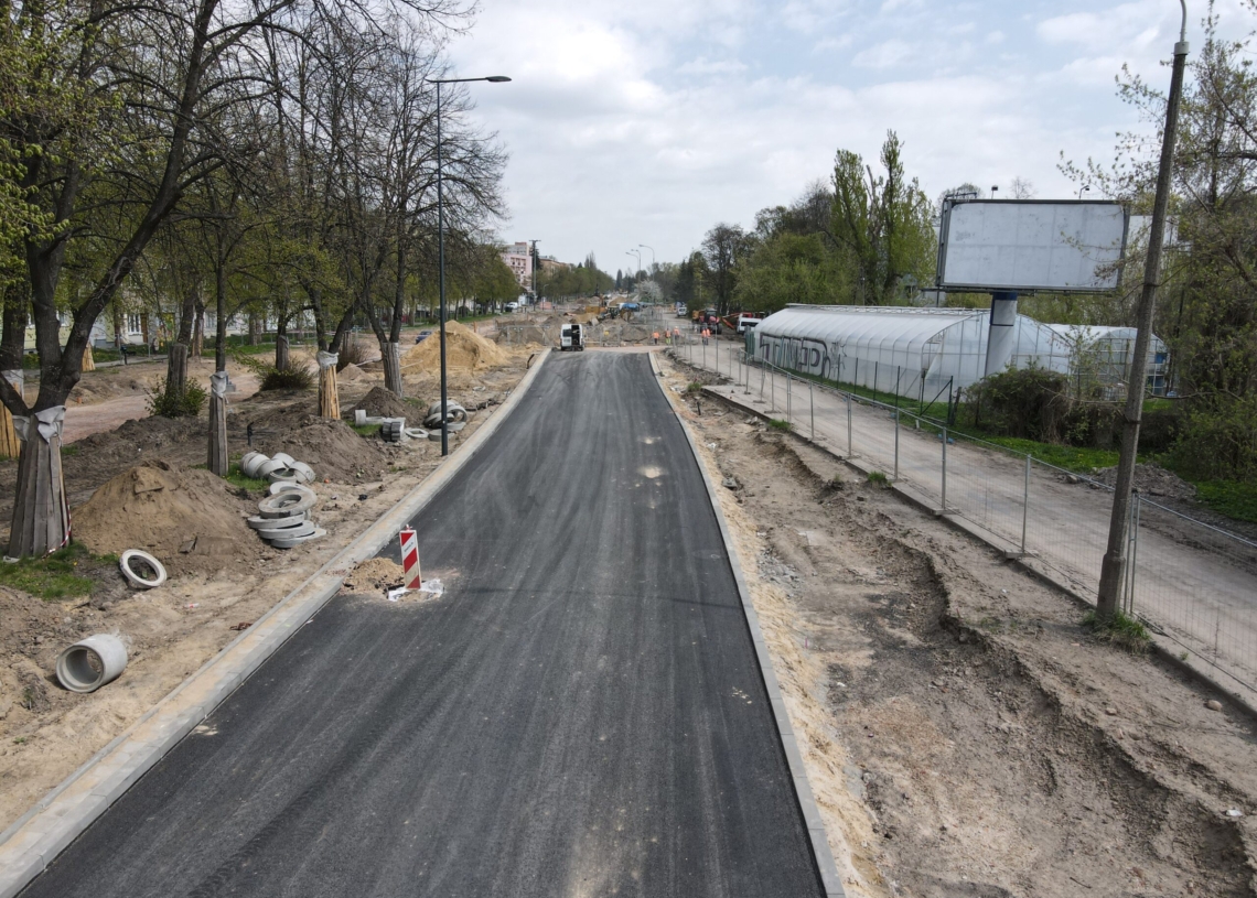 Od poniedziałku (8 maja) zmiana organizacji ruchu na modernizowanej Wojska Polskiego