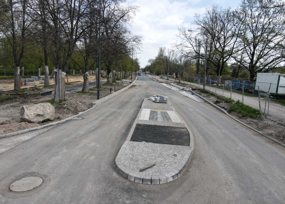 Od poniedziałku (8 maja) zmiana organizacji ruchu na modernizowanej Wojska Polskiego