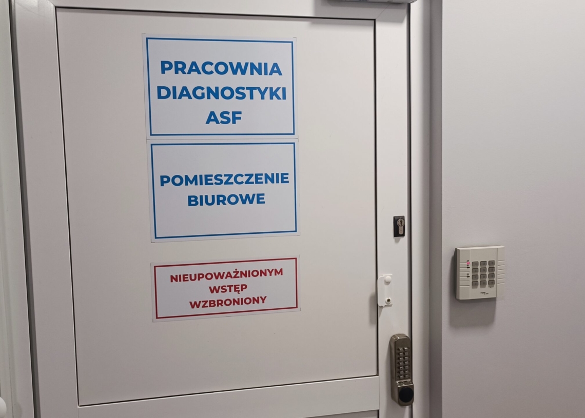Otwarto nowoczesne laboratorium ASF