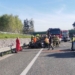 Kolizja 5 samochodów na S14