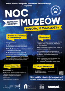 Noc Muzeów 2023 Tomaszów