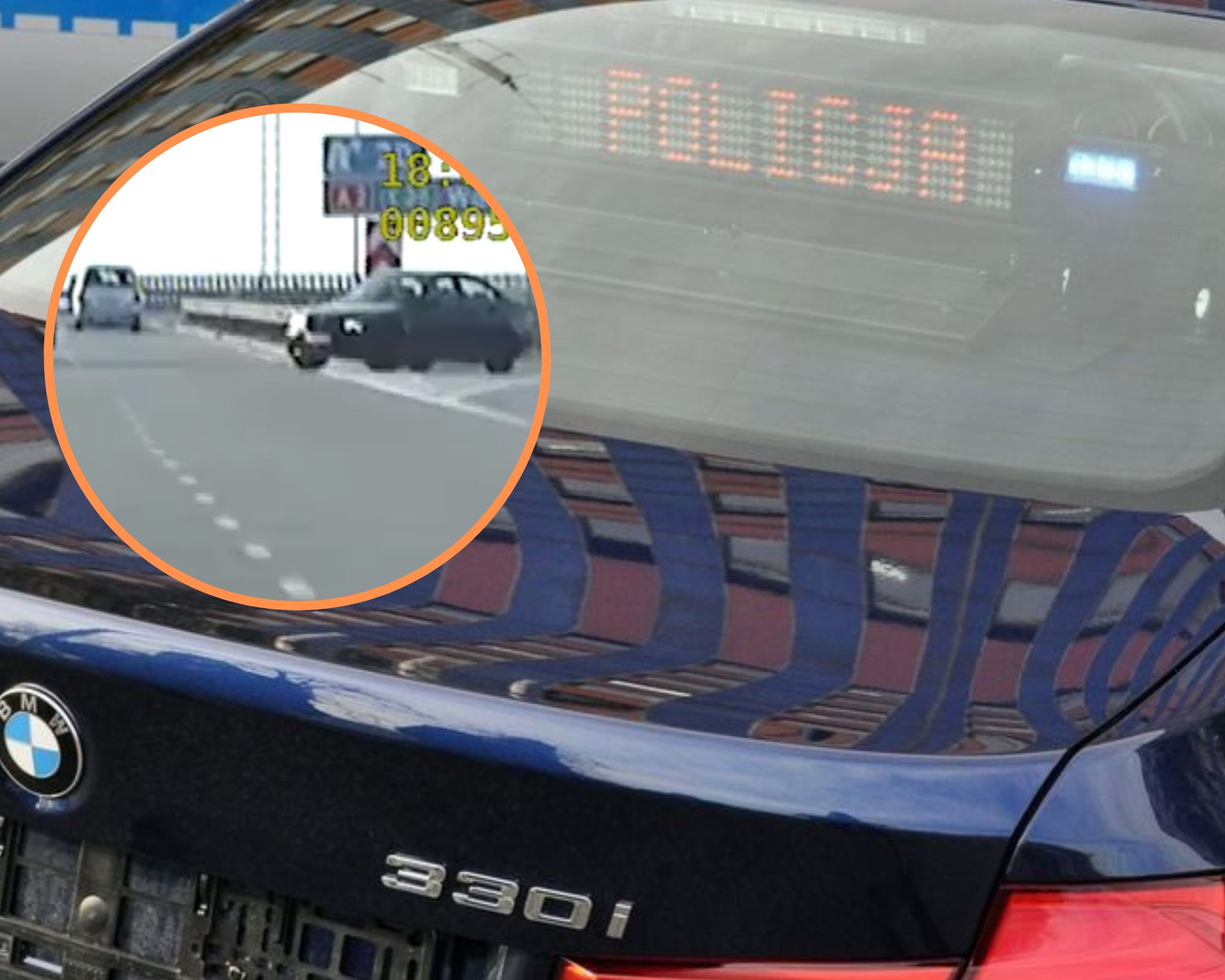 Pirat drogowy w BMW na A1