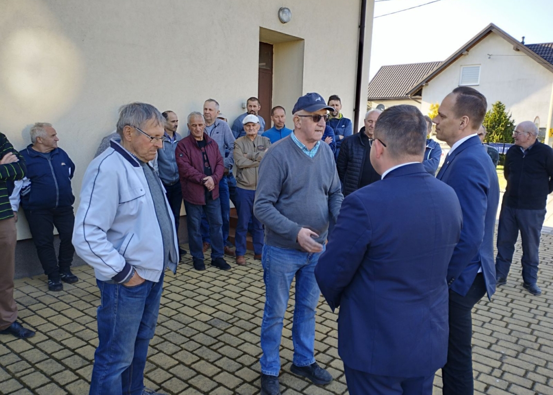 Wiceminister Rafał Weber odwiedził powiat wieluński