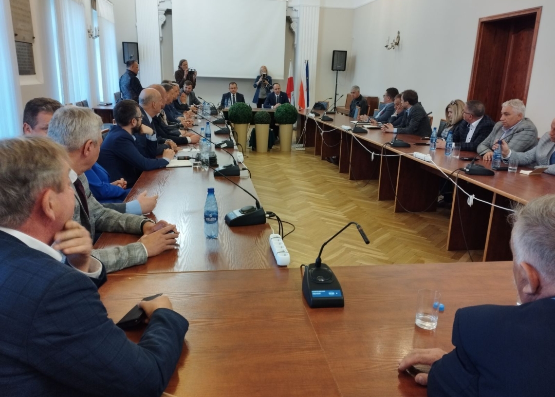 Wiceminister Rafał Weber odwiedził powiat wieluński