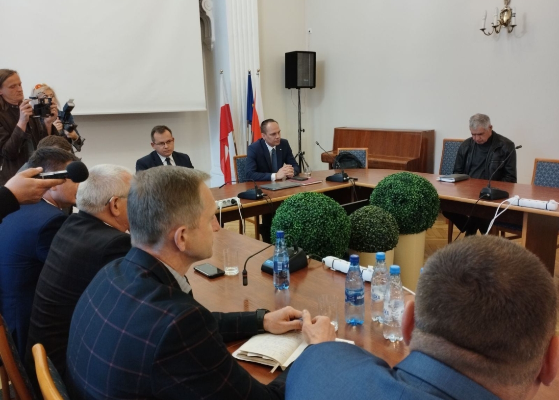 Wiceminister Rafał Weber odwiedził powiat wieluński