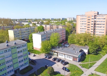 zielony parking