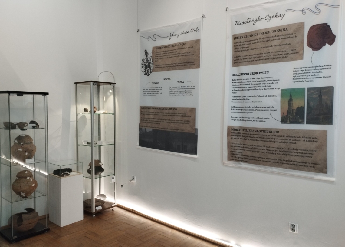 Wystawa o początkach miasta w Muzeum Historii Miasta Zduńska Wola