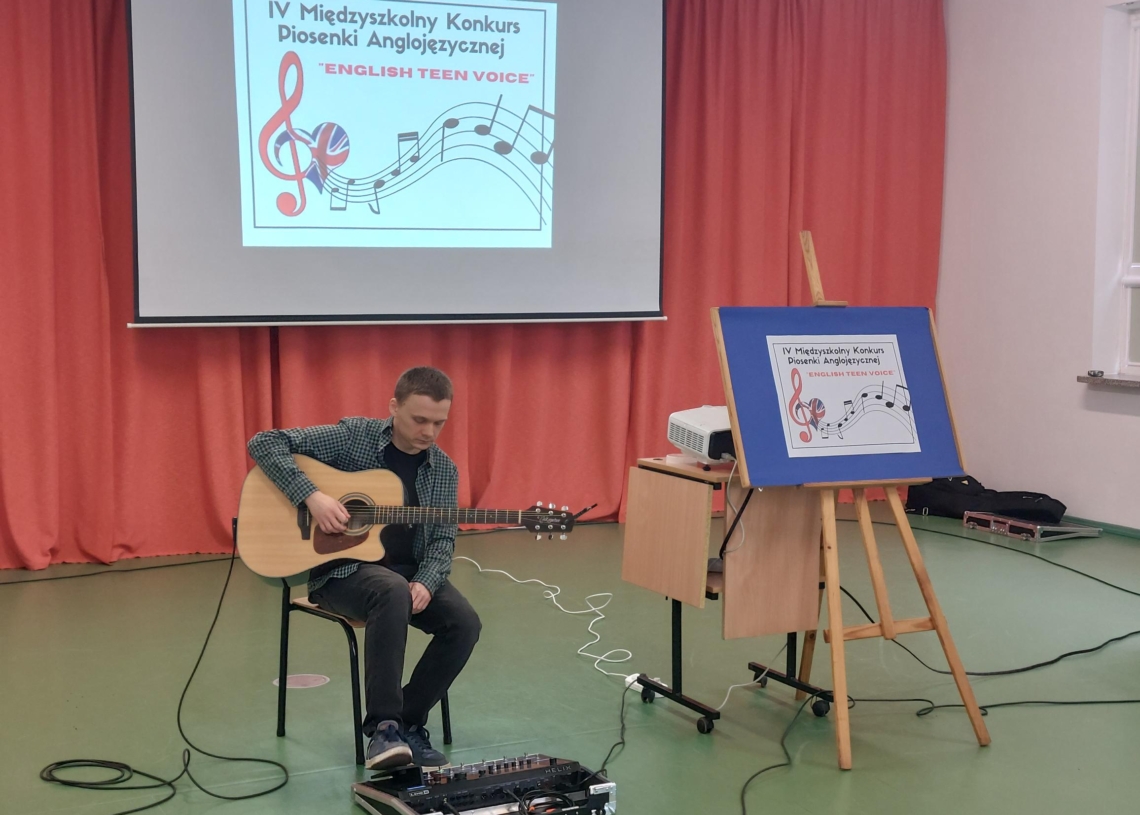 Uczniowski festiwal piosenki anglojęzycznej w Sieradzu