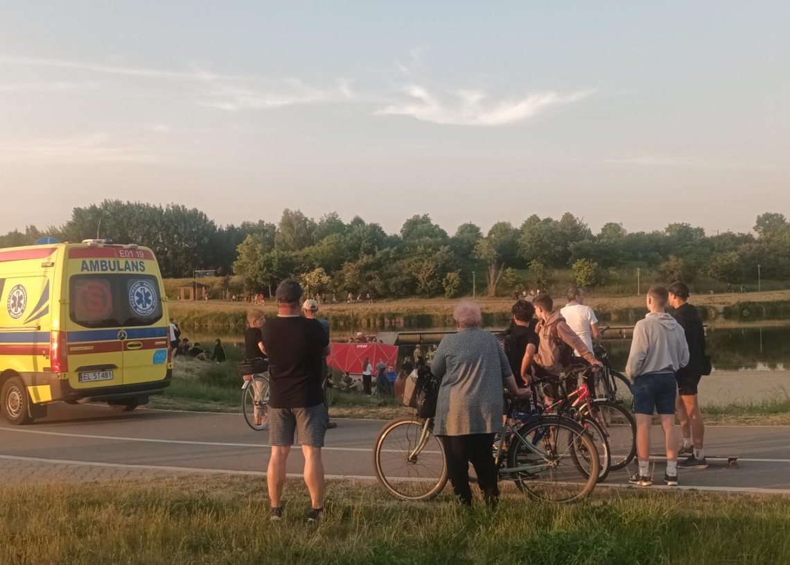 Tragedia nad zalewem w Skierniewicach