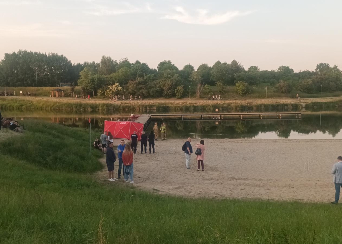 Tragedia nad zalewem w Skierniewicach