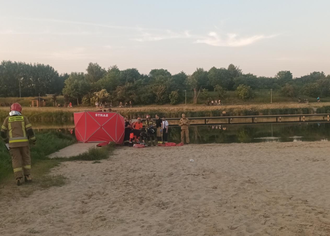 Tragedia nad zalewem w Skierniewicach