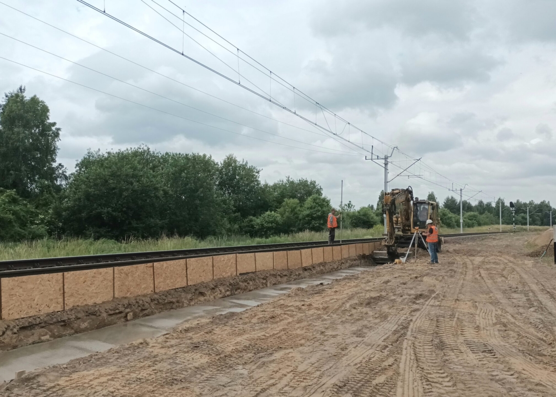 Budowa przystanku kolejowego w miejscowości Jedlicze koło Zgierza ma potrwać do końca roku