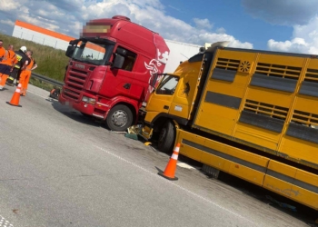 Wypadek na A1 w kierunku Gdańska