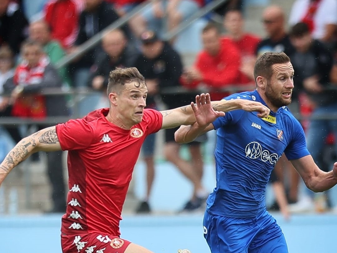Porażka Widzewa z Odrą Opole w pierwszym sparingu 1 Porażka Widzewa z Odrą Opole w pierwszym sparingu