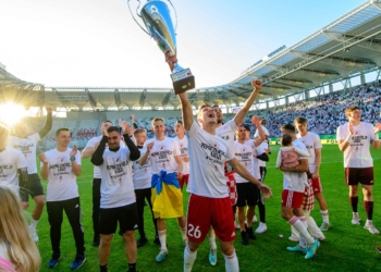 ŁKS Łódź – Odra Opole 1:0. Wygrana na koniec sezonu. Ełkaesiacy odebrali puchar