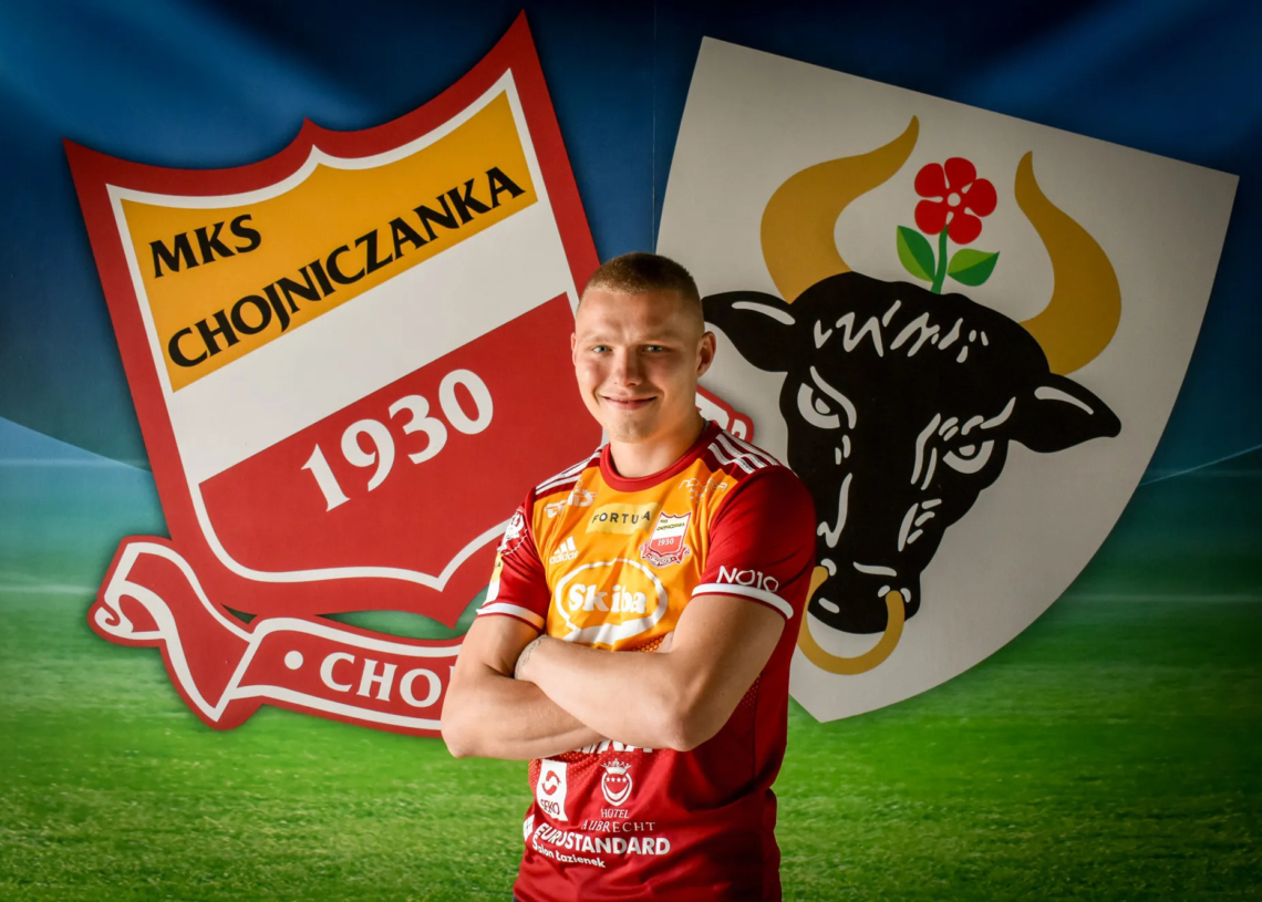 Damian Nowacki w Chojniczance. 25-letni wychowanek ŁKS-u zagra przeciwko... rezerwom łódzkiego klubu 1 Damian Nowacki w Chojniczance