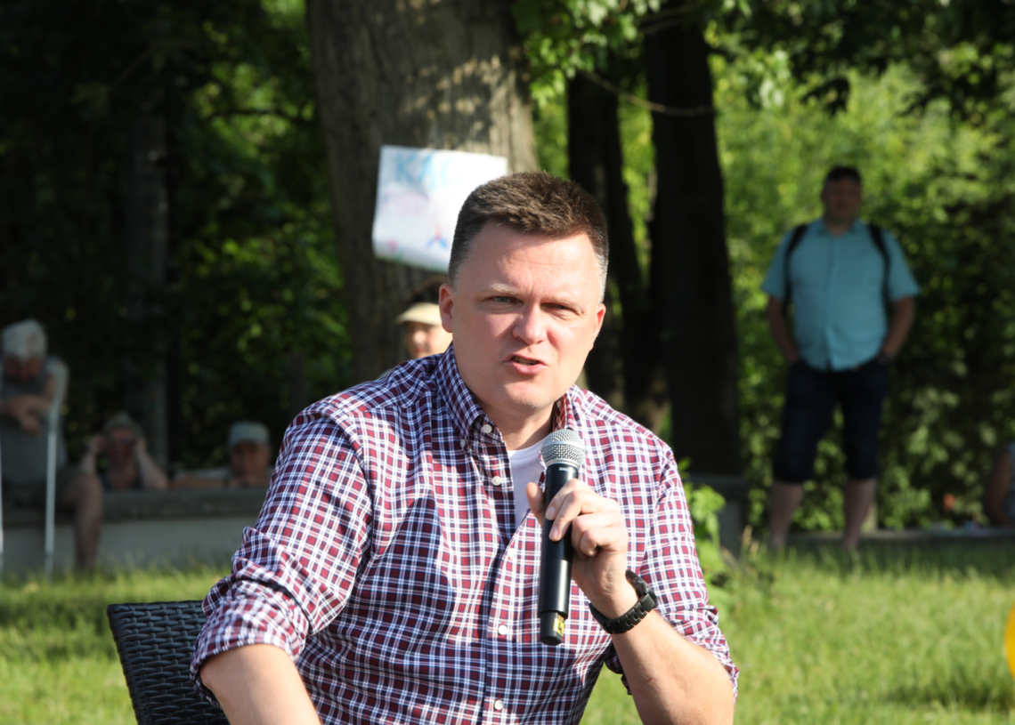 Szymon Hołownia i Władysław Kosiniak-Kamysz w Piotrkowie
