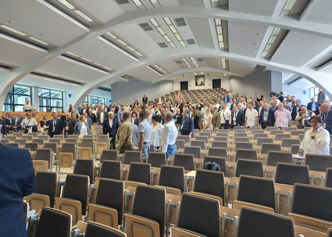 Obrady Zarządu Regionu Łódzkiego NSZZ Solidarność. Waldemar Krenc ponownie przewodniczącym związku w Łódzkiem [ZDJĘCIA]