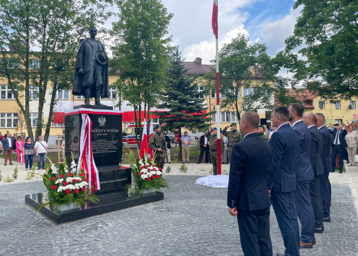 Odsłonięcie pomnika Wincentego Witosa w Błaszkach
