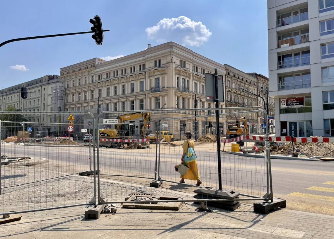 Modernizacja Północnej. Torowisko układane jest na 70 proc. ulicy [ZDJĘCIA + WIDEO]