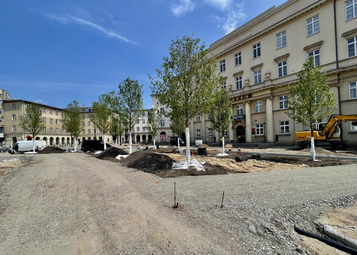 Modernizacja Placu Wolności trwa już 14 miesięcy [ZDJĘCIA + WIDEO]