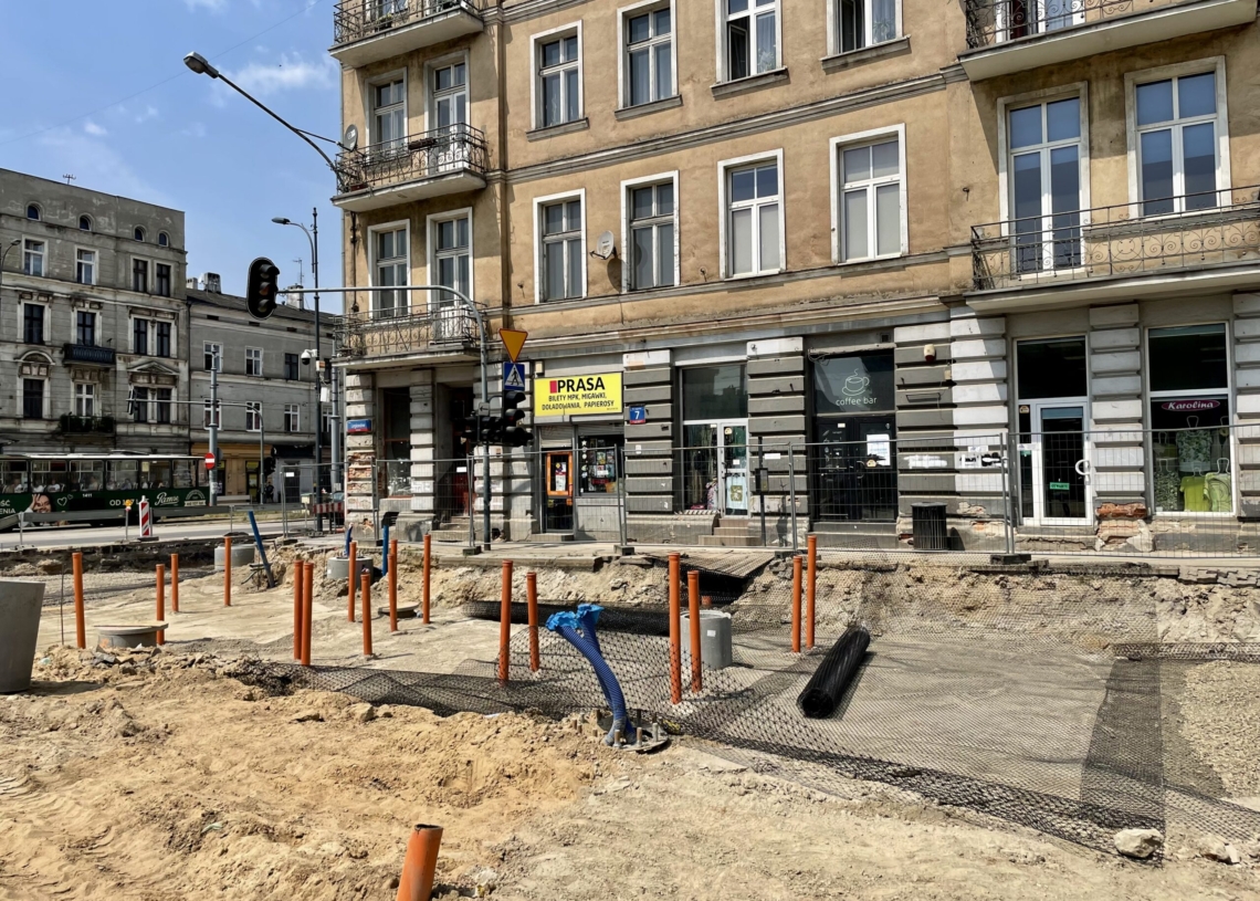 Modernizacja Legionów i remont skrzyżowania z Zachodnią. Jak postępują prace? [ZDJĘCIA + WIDEO]