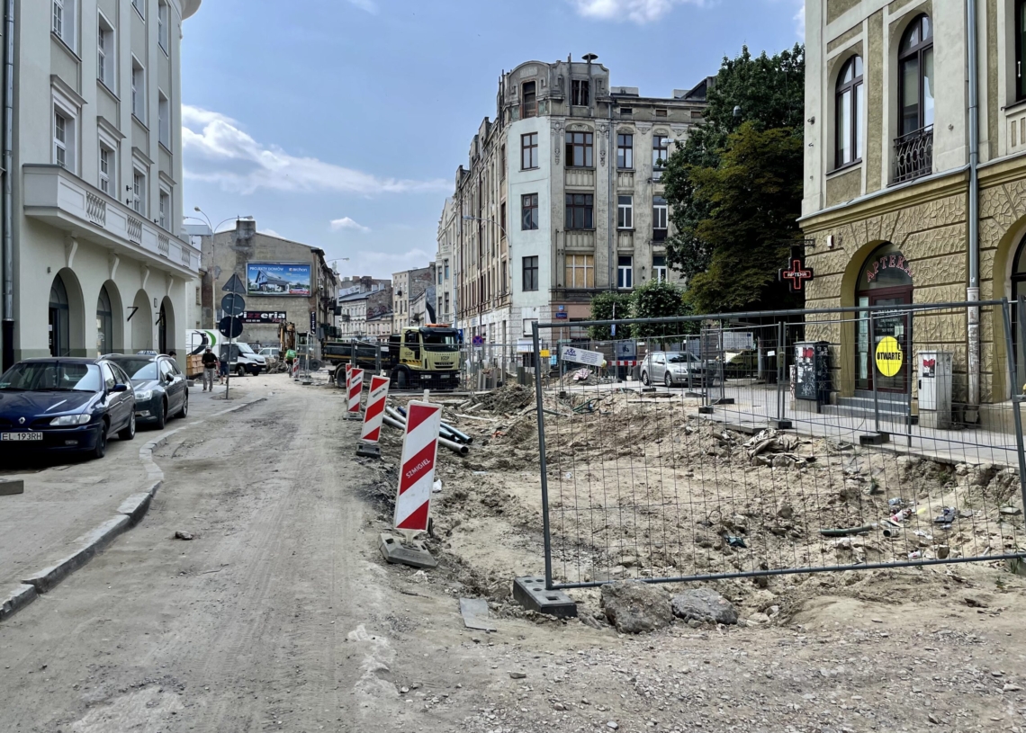 Modernizacja Legionów i remont skrzyżowania z Zachodnią. Jak postępują prace? [ZDJĘCIA + WIDEO]