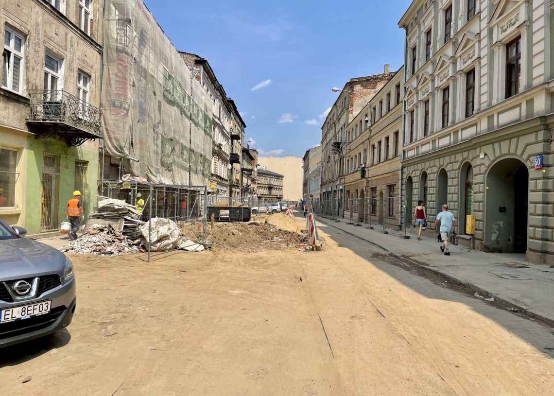 Modernizacja Legionów i remont skrzyżowania z Zachodnią. Jak postępują prace? [ZDJĘCIA + WIDEO]