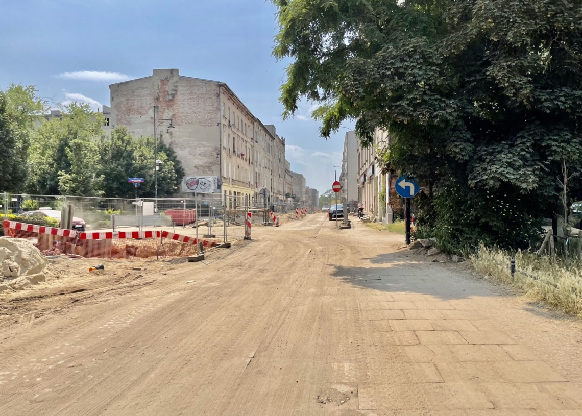 Modernizacja Legionów i remont skrzyżowania z Zachodnią. Jak postępują prace? [ZDJĘCIA + WIDEO]